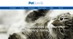 Desktop Screenshot of petsure.com.au